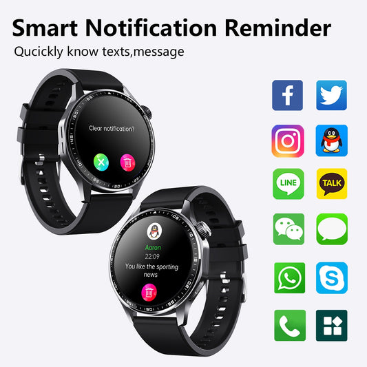 Advanced Health and Fitness Smartwatch with Tools to Manage Stress and Sleep, ECG App, SpO2, 24/7 Heart Rate-1