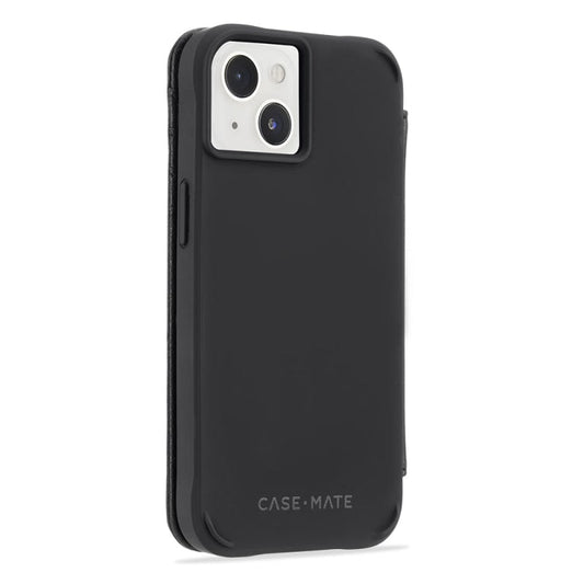 NNEDSZ Case-Mate Tough Wallet Folio Case with MagSafe For iPhone 14 / iPhone 13 - Black