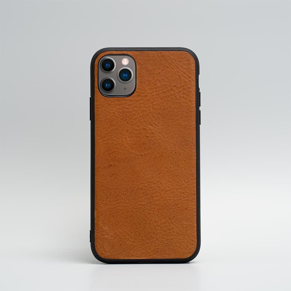 Leather case for iPhone 11 Series - Blank (Tan)