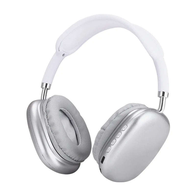 NNEOBA Wireless Bluetooth Over-Ear Headphones White