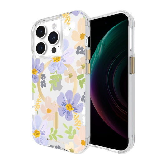 NNEDSZ Case-Mate Rifle Paper MagSafe Case For iPhone 15 Pro - Pastel Marguerite