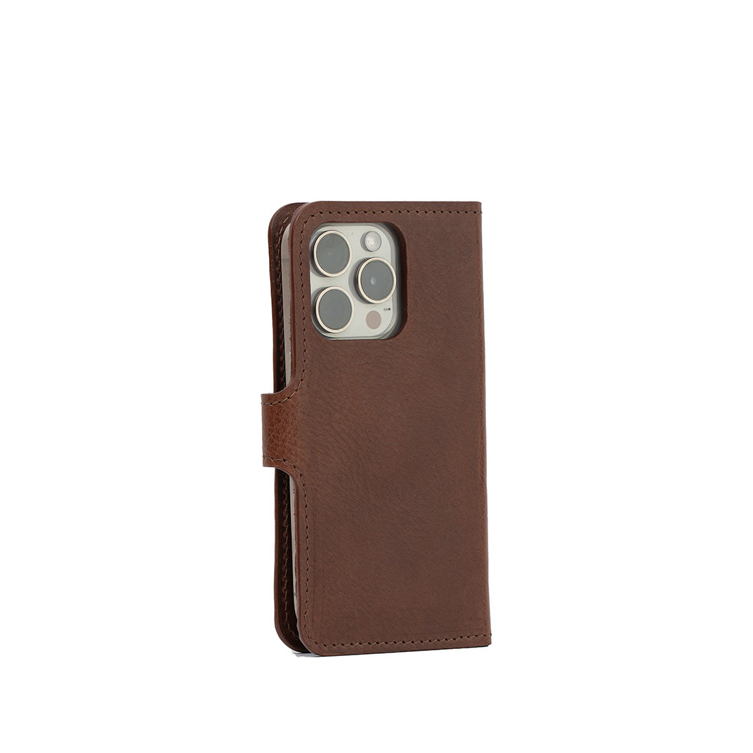 Leather Folio Case Wallet for iPhone 16 Series with MagSafe - Classic 4.0